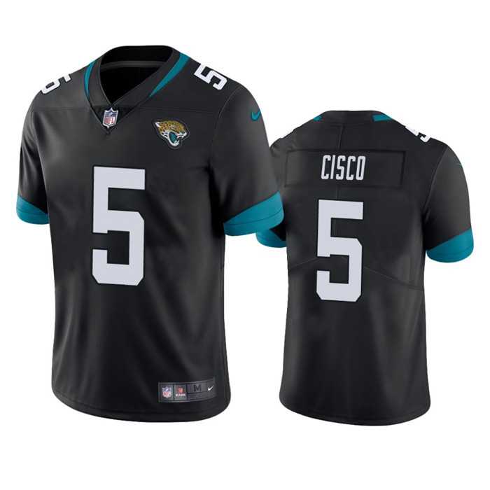 Men & Women & Youth Jacksonville Jaguars #5 Andre Cisco Black Vapor Untouchable Limited Stitched Jersey